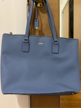 Kate Spade - Lavendar Blue Saffiano Leather Handbag